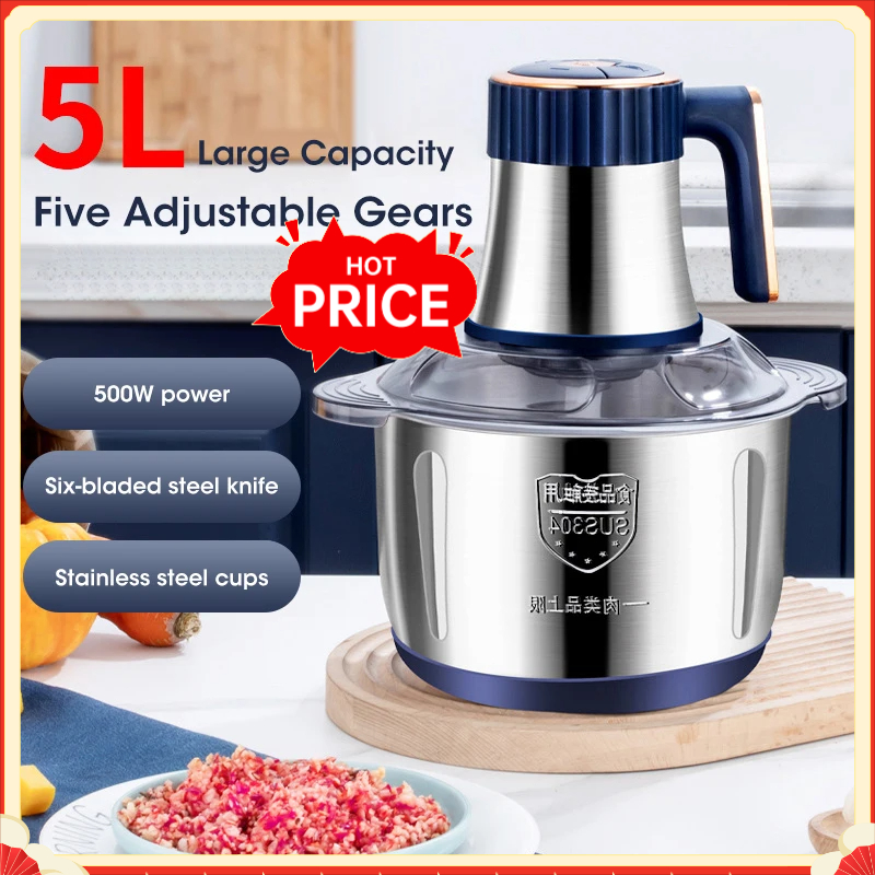 Baby Food Mill - Moedor de Carne Elétrico de 5L