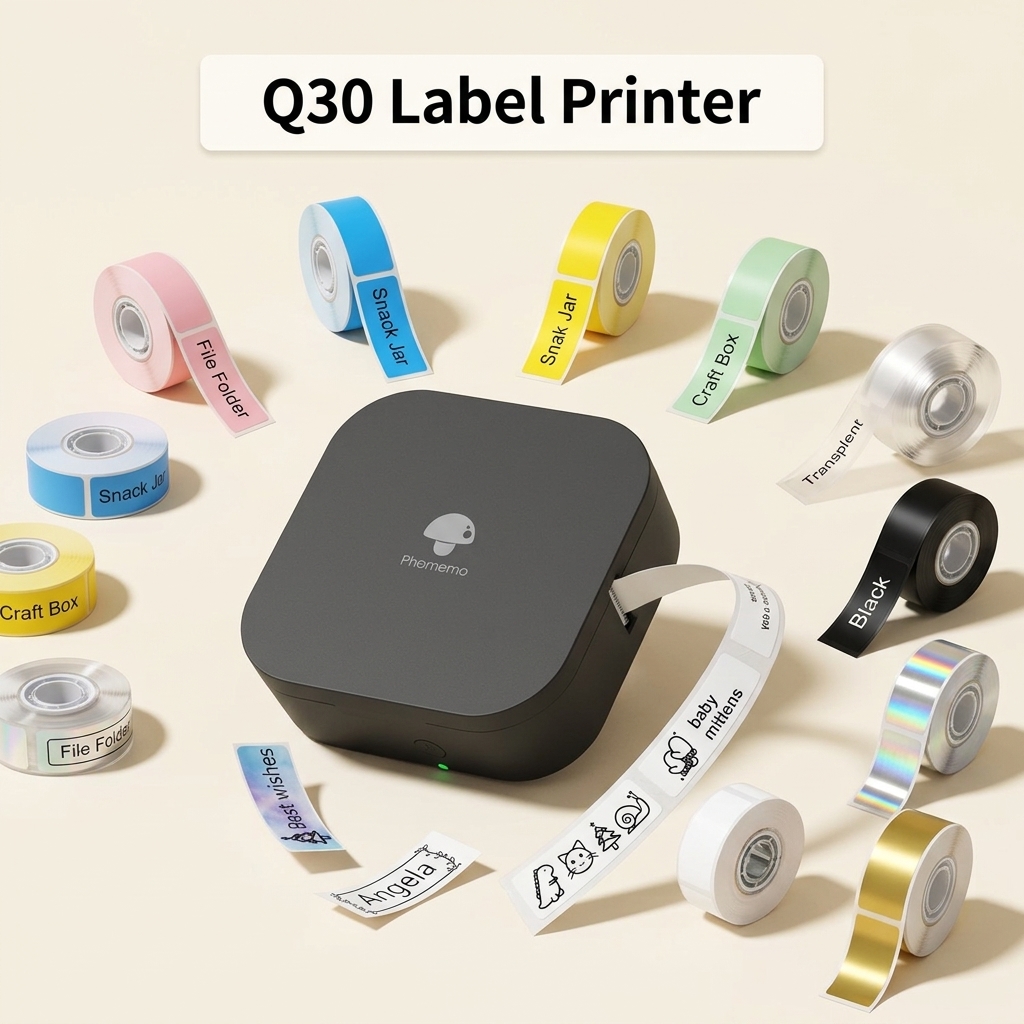 Baby Food Label - Impressora de etiquetas térmica Phomemo Q30