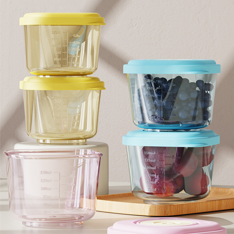 Baby Food Plan - 6 recipientes de armazenamento de alimentos