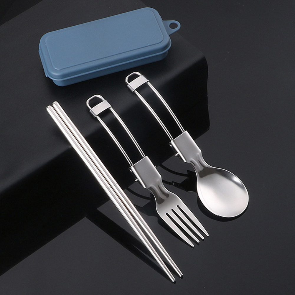Weaning Spoon Set - Talheres de piquenique utensílio de acampamento