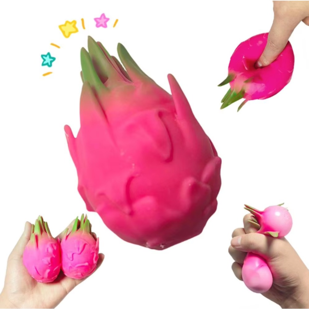 Baby Food Toy - Bola de Apertar Fruta do Dragão,