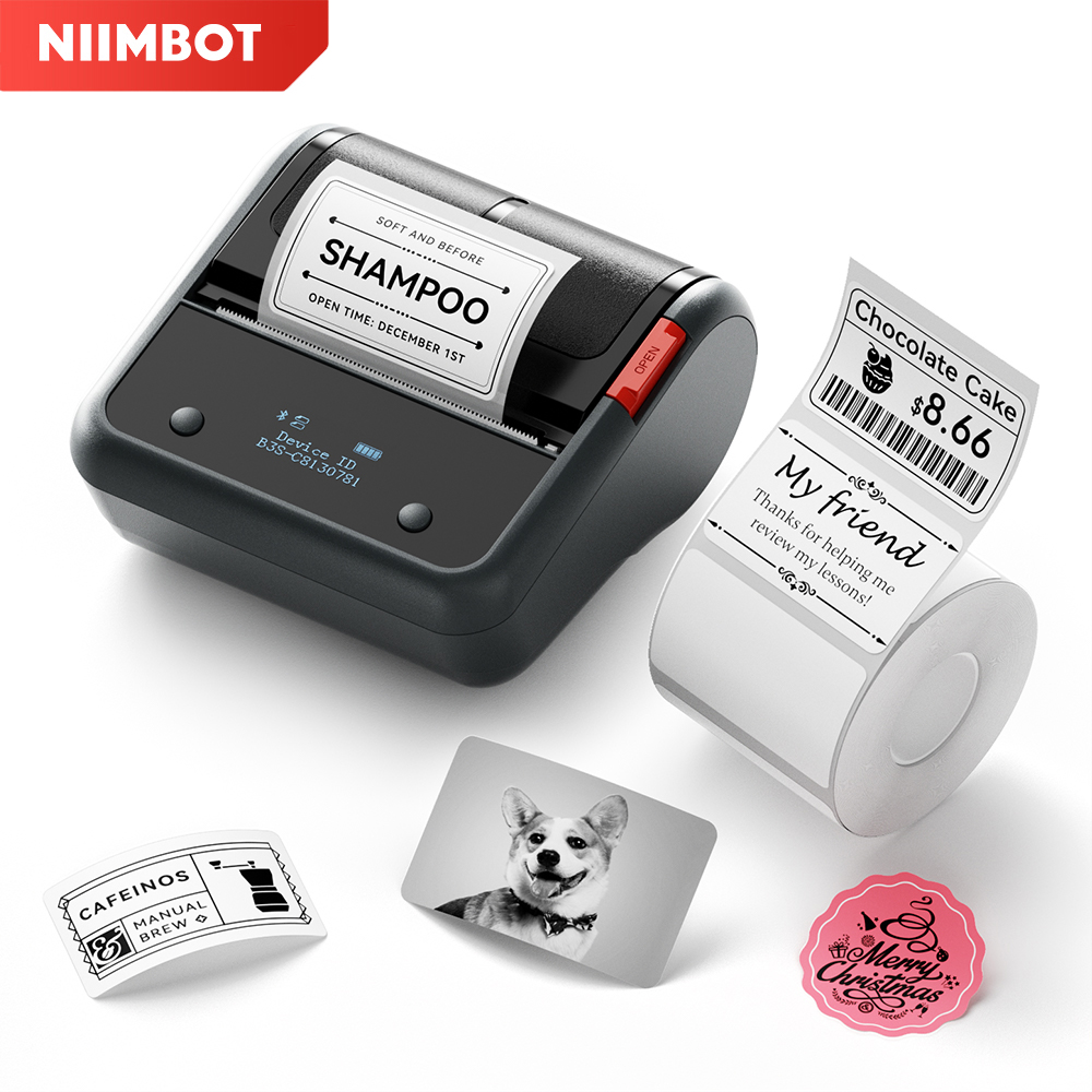 Baby Food Label - Niimbot B3S Impressora de Etiquetas Sem