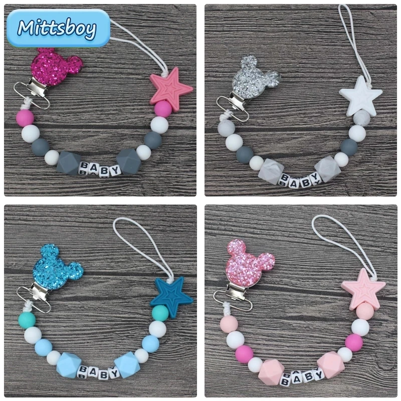 Baby Food Toy - Novo nome personalizado bebê mordedor pulseira