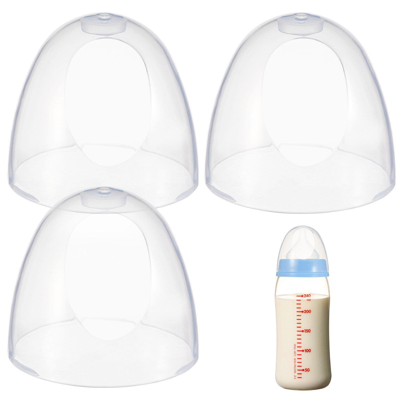 Baby Food Stuff - Tampas de Plástico Substituíveis para Mamadeiras,