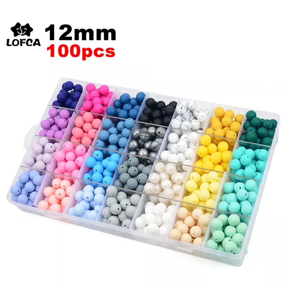 Loca 12mm 100 pçs contas de si - Baby Food Flavors avaliação e preço