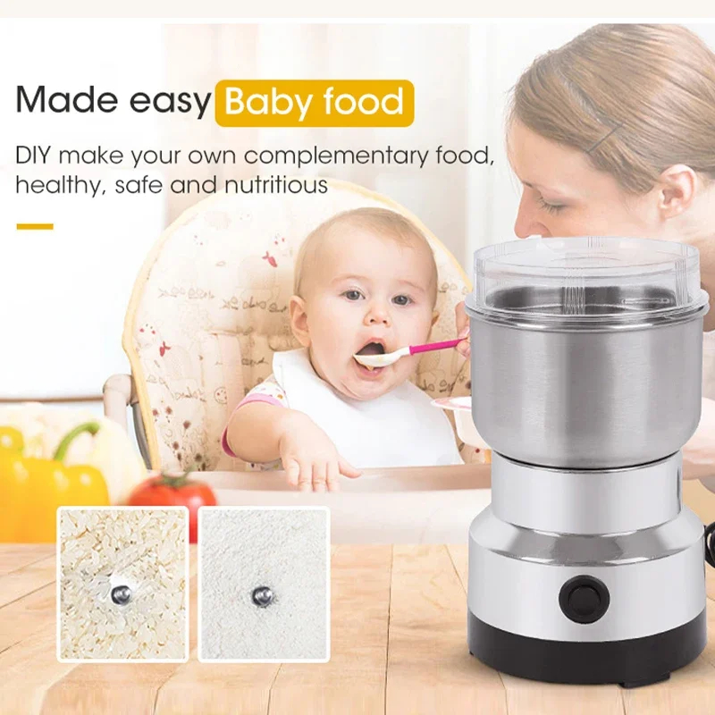 Mini Moedor Elétrico Doméstico - Baby Food Mill avaliação e preço