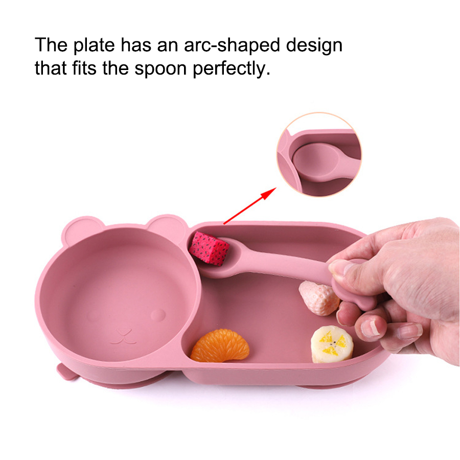 Ventosa de silicone para bebês - Baby Food Dinner avaliação e preço