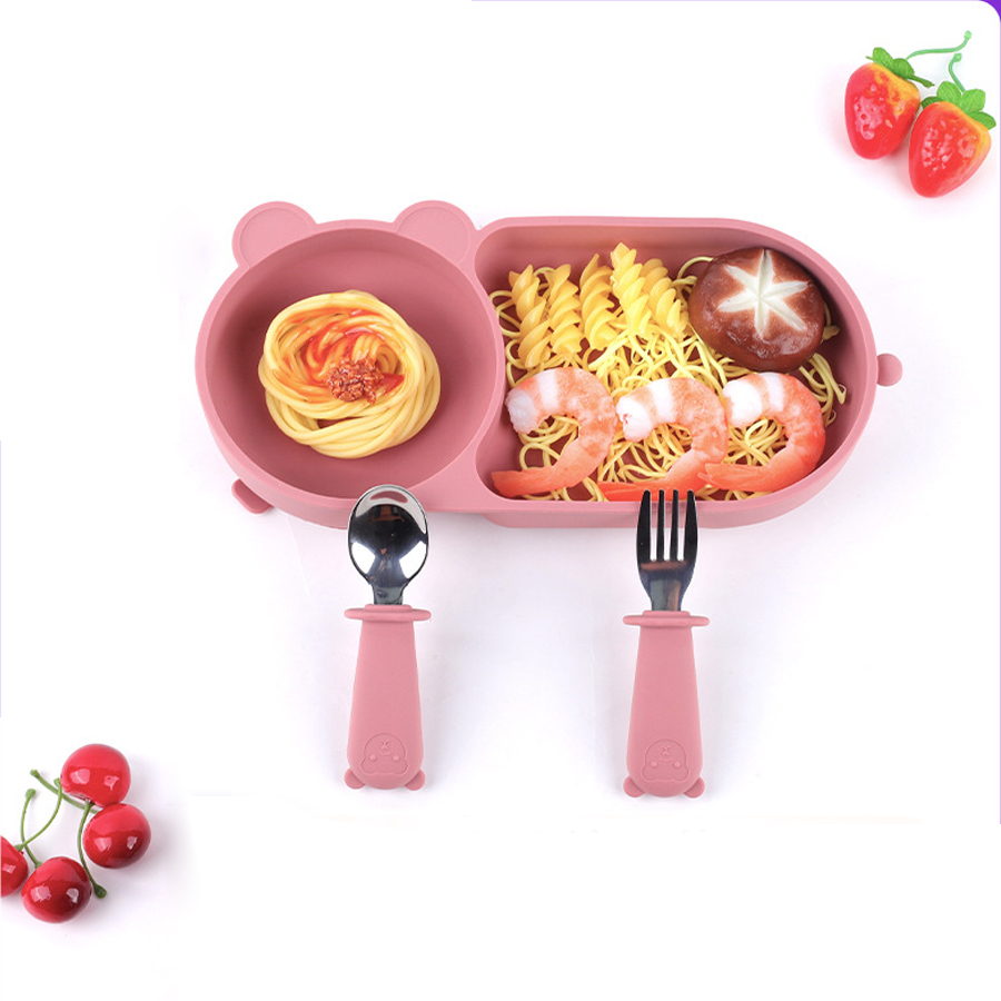 Ventosa de silicone para bebês - Baby Food Dinner avaliação e preço