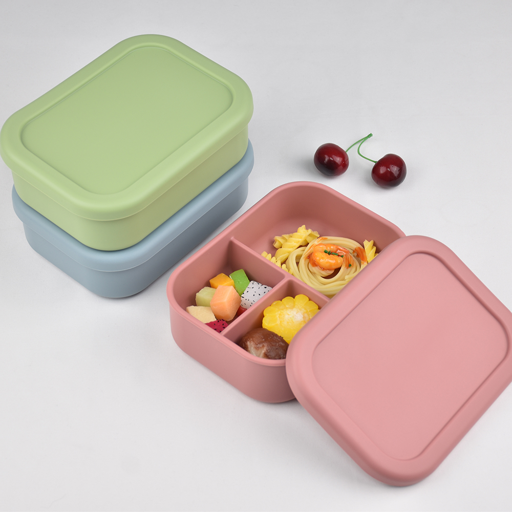 Lancheira bento de silicone de - Baby Food Plan avaliação e preço