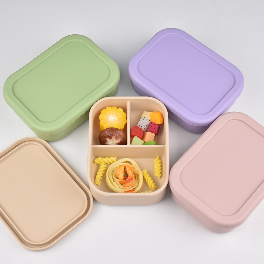 Lancheira bento de silicone de - Baby Food Plan avaliação e preço