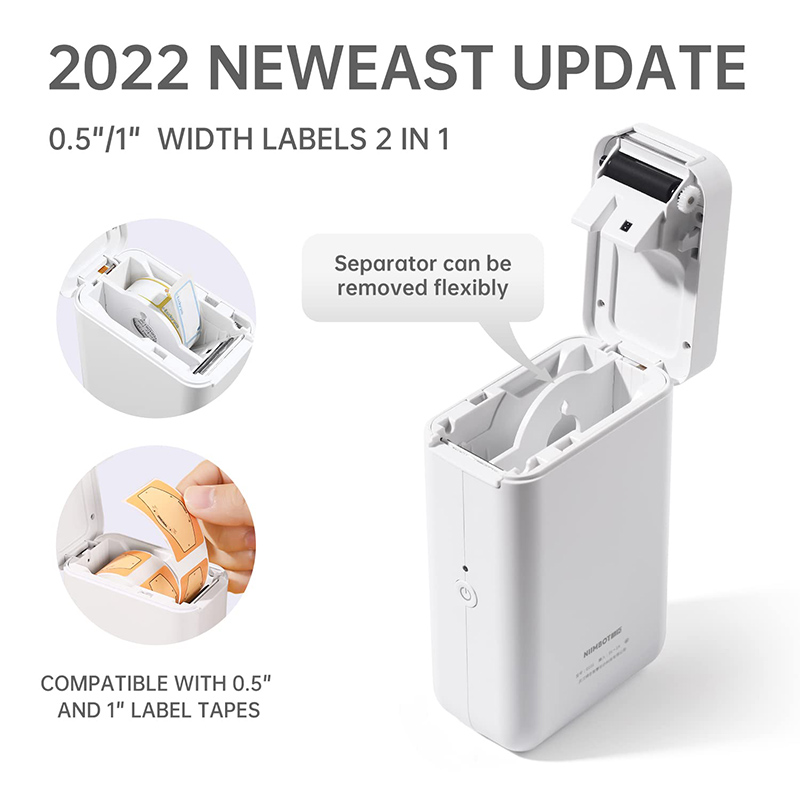 ​ ​ Niimbot d101 mini impresso - Baby Food Label avaliação e preço
