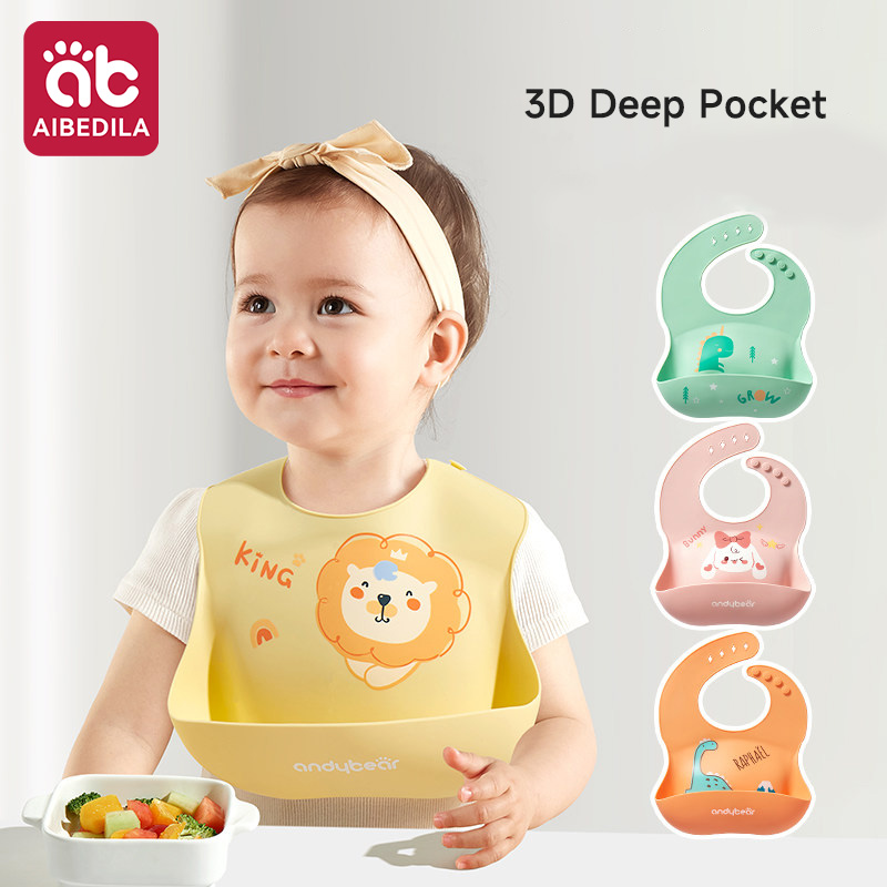 AIBEDILA Babador de silicone p - Baby Food Year Old avaliação e preço