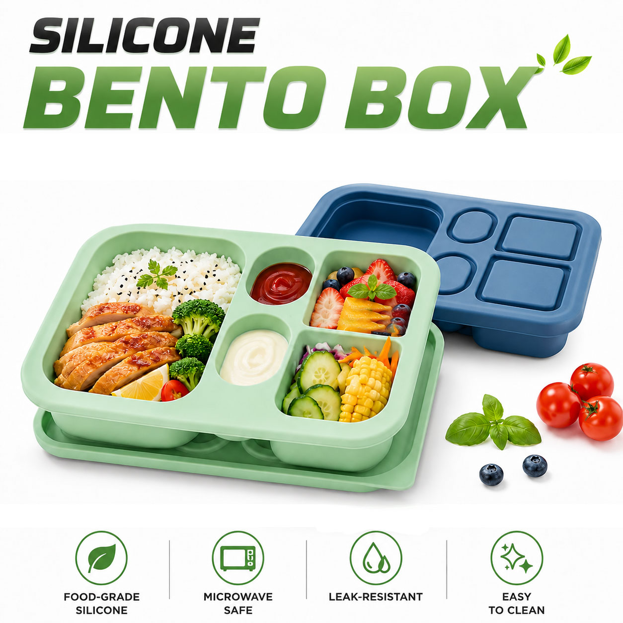 Lancheira portátil de silicone - Baby Food Plan avaliação e preço