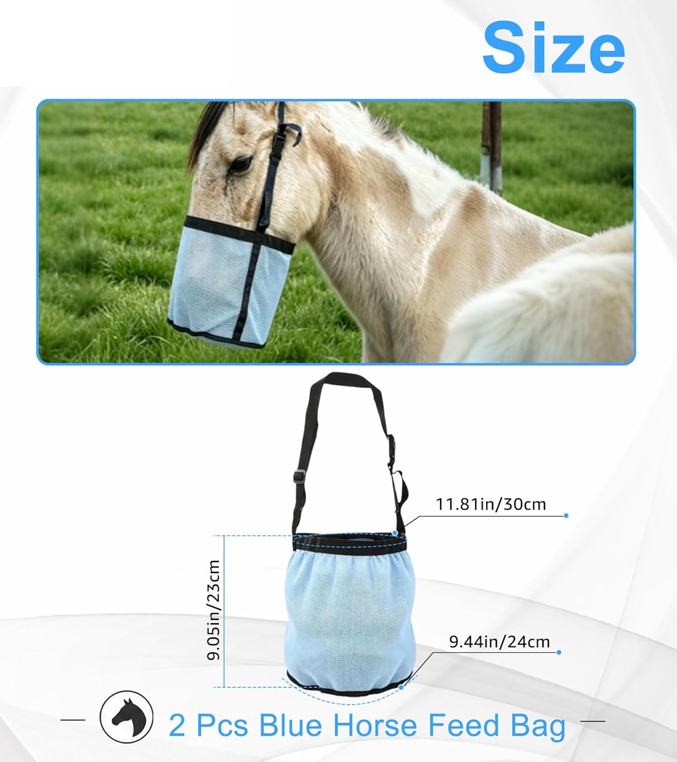 2 Sacos de Ração para Cavalos  - Mesh Feeder Bag avaliação e preço
