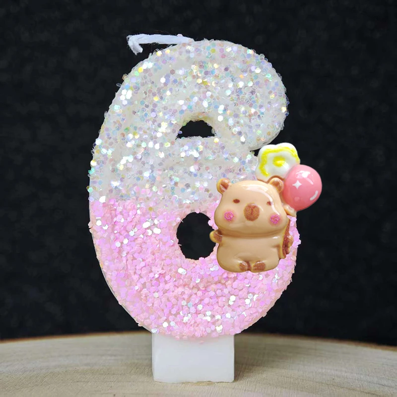 Novo capivara velas bolo decor - Baby Food Flavors avaliação e preço