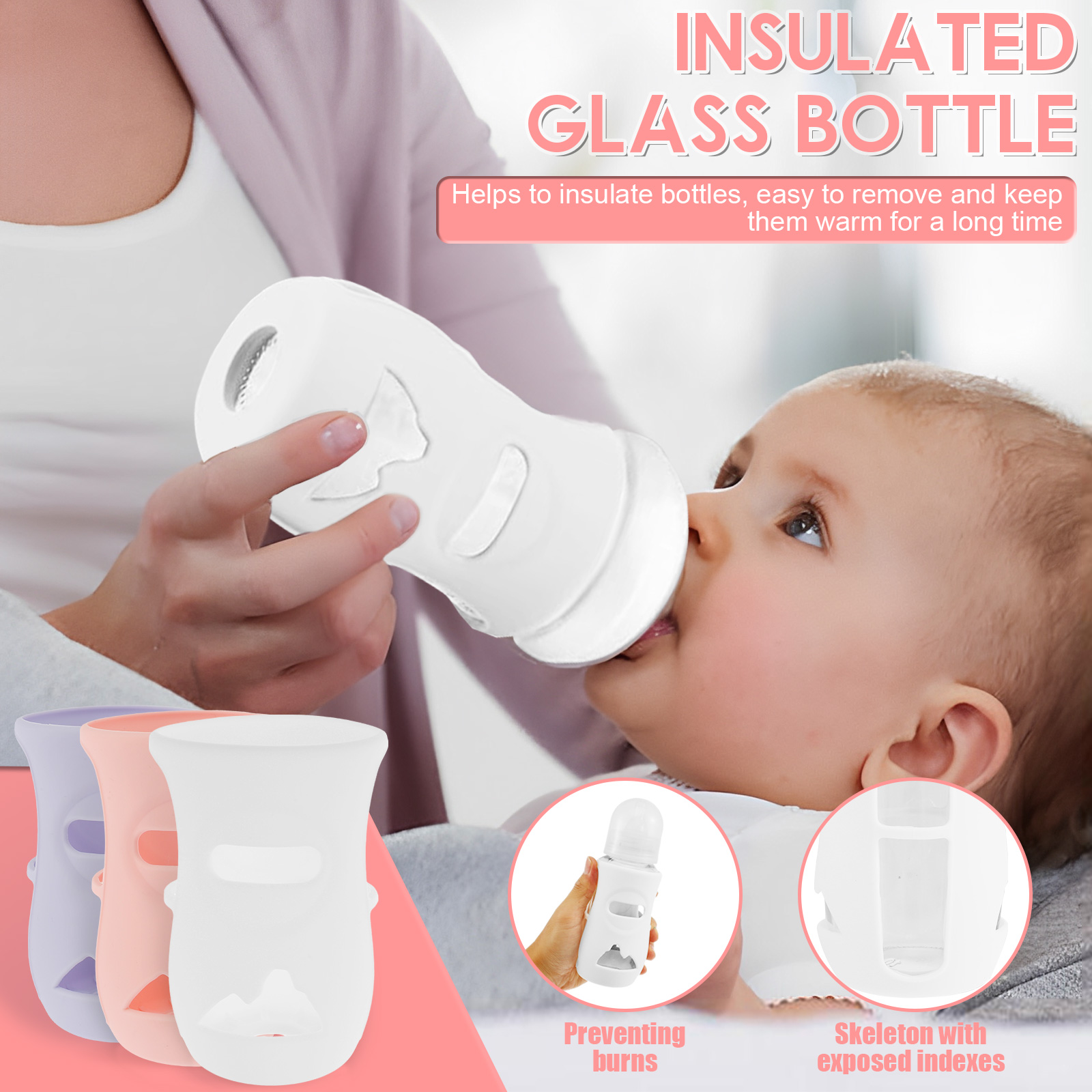 Mangas de silicone capa de gar - Baby Food Stuff avaliação e preço