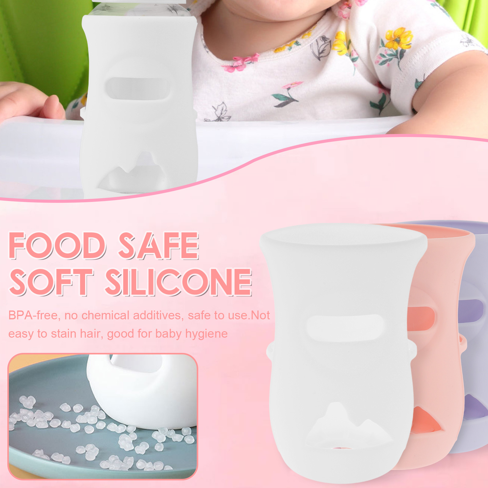 Mangas de silicone capa de gar - Baby Food Stuff avaliação e preço