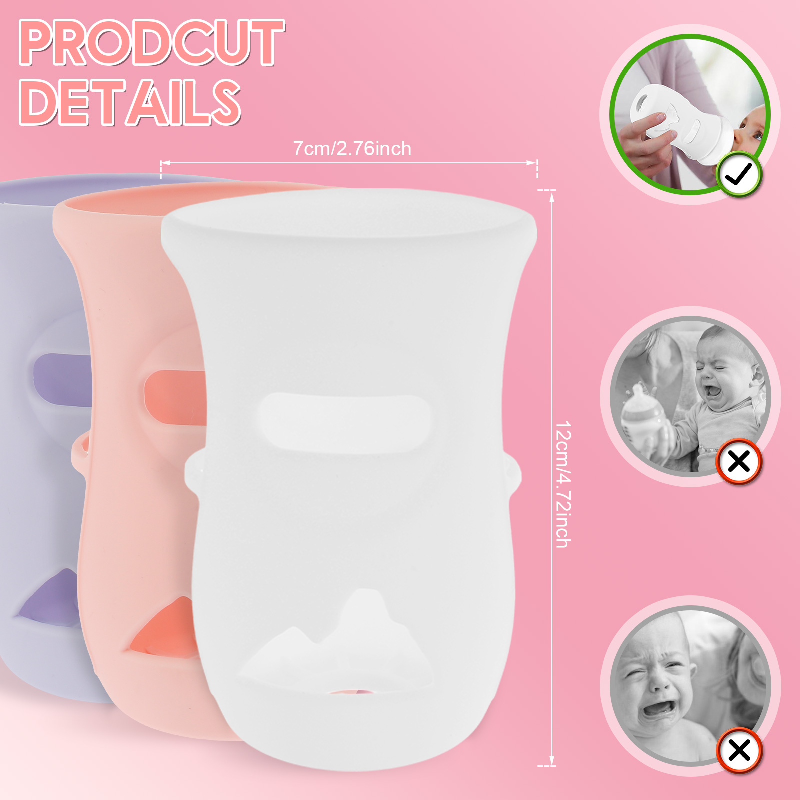 Mangas de silicone capa de gar - Baby Food Stuff avaliação e preço