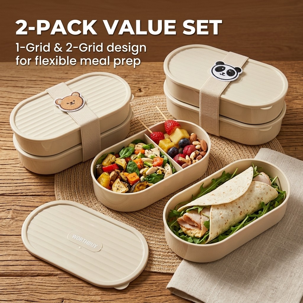 Conjunto de 2 Caixas de Almoço - Baby Food Fruits avaliação e preço