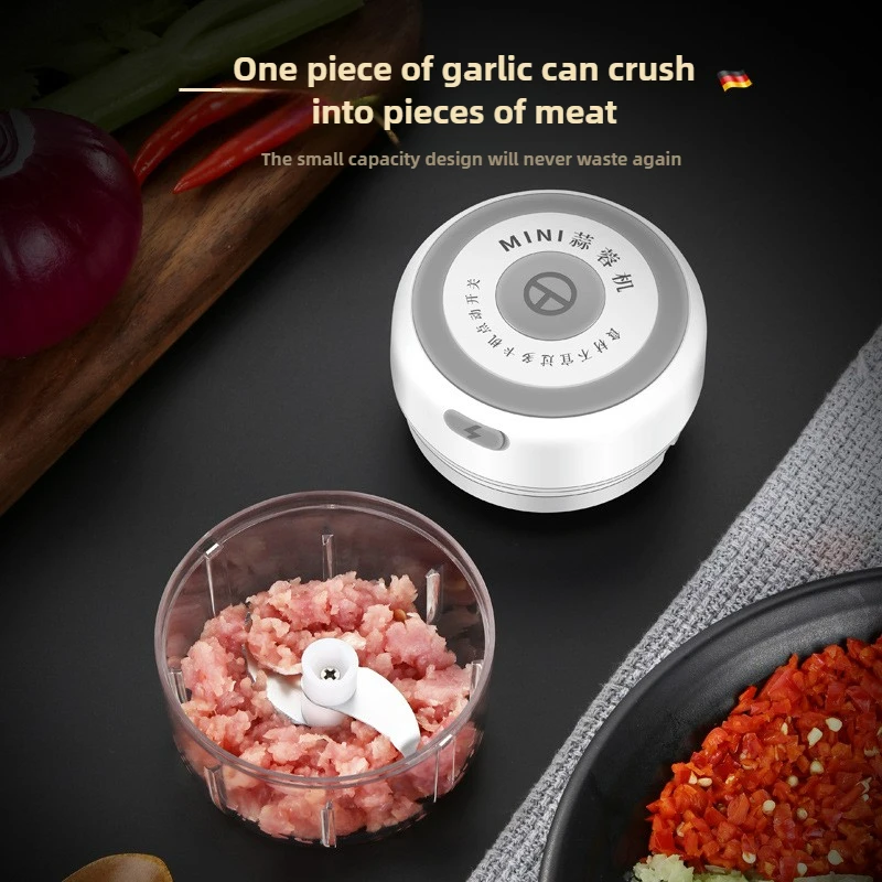 Mini picador de alho elétrico  - Baby Food Mixer avaliação e preço