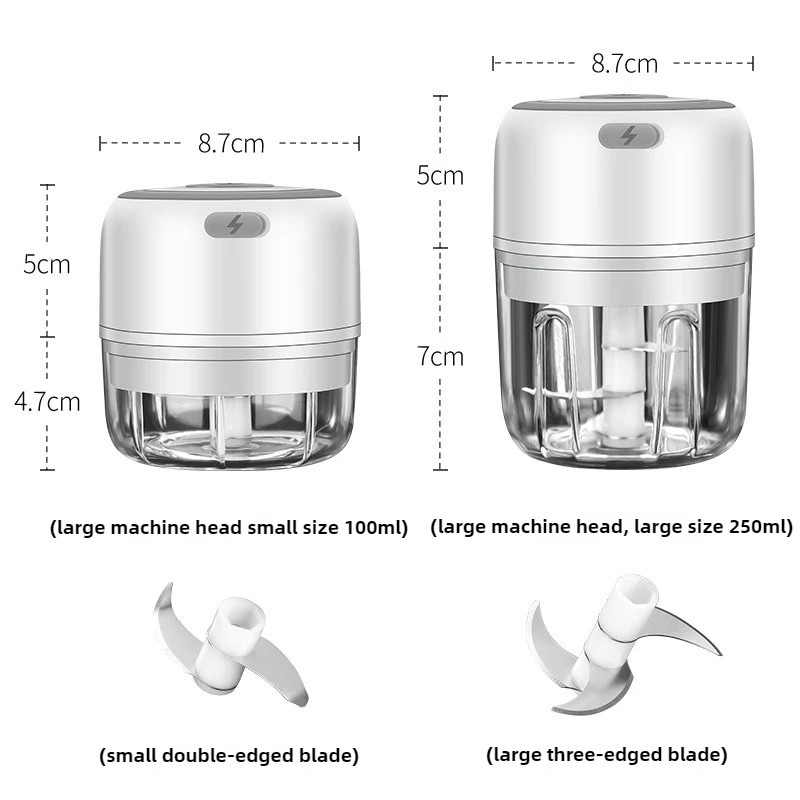 Mini picador de alho elétrico  - Baby Food Mixer avaliação e preço