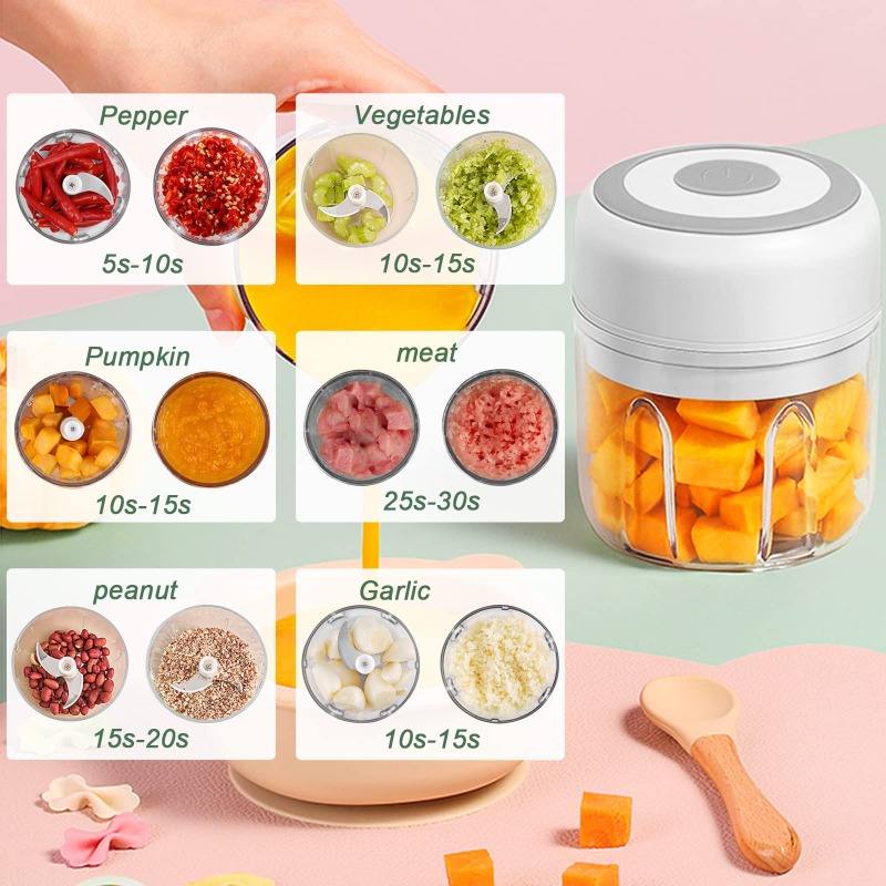 Moedor de Alho Elétrico de 250 - Baby Food Mill avaliação e preço
