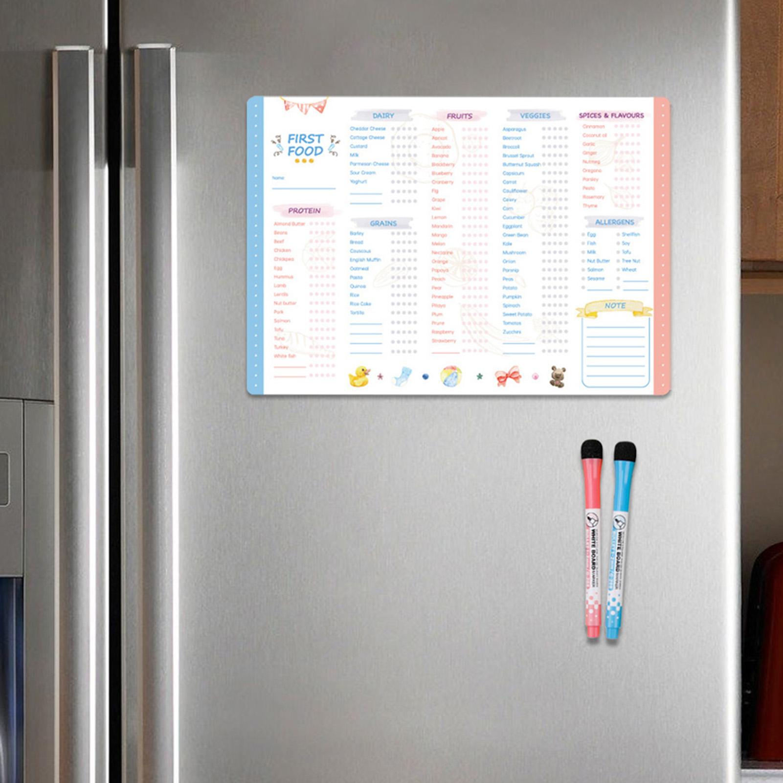 Quadro Magnético de Primeiros  - Baby Food Checklist avaliação e preço