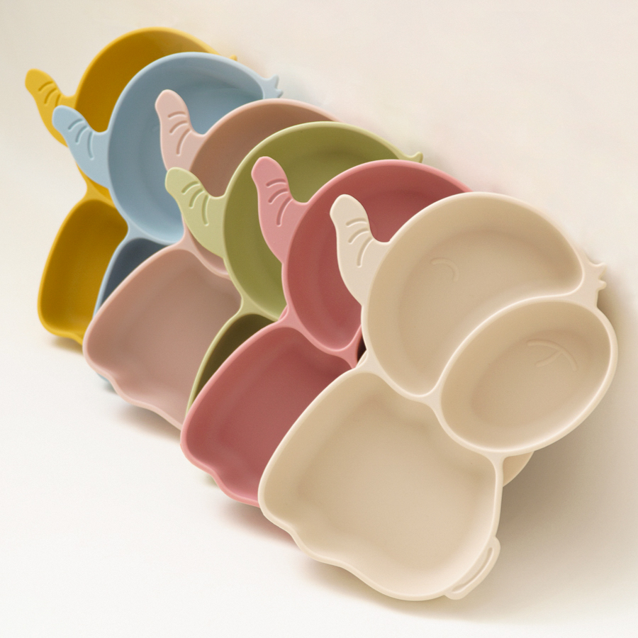Pratos de silicone para bebês, - Baby Food Dinner avaliação e preço
