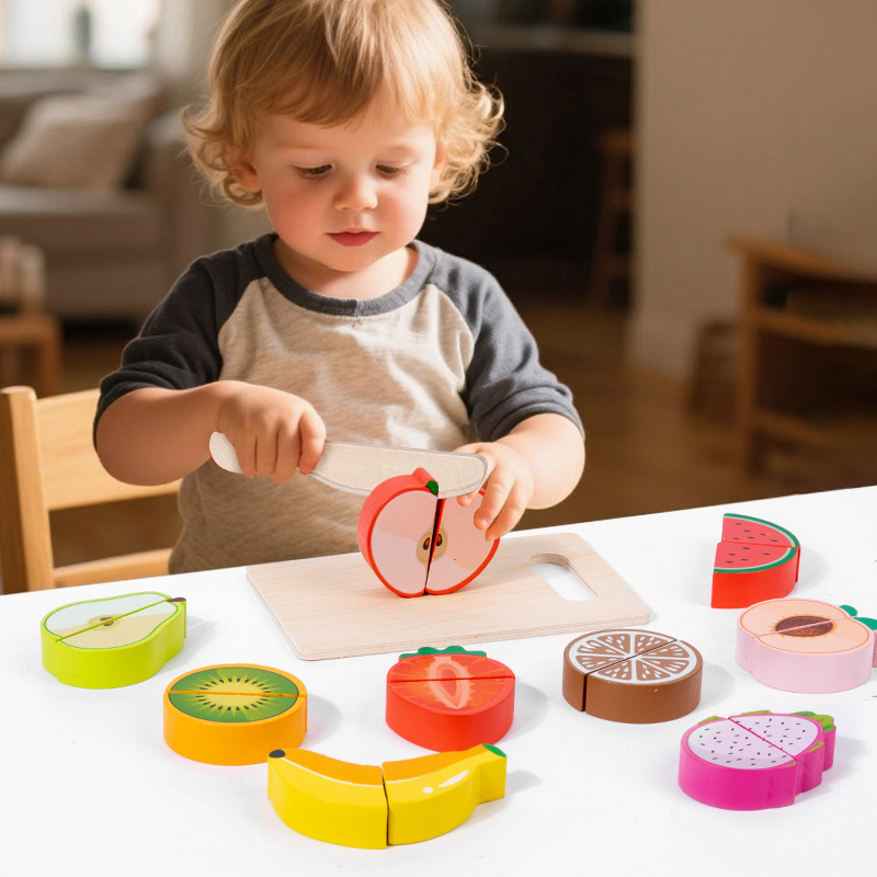 Cozinha de madeira fingir brin - Baby Food Fruits avaliação e preço