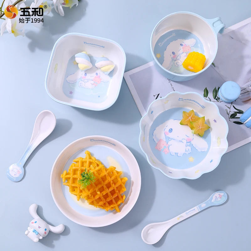 Para sanrio utensílios de mesa - Baby Food Dinner avaliação e preço