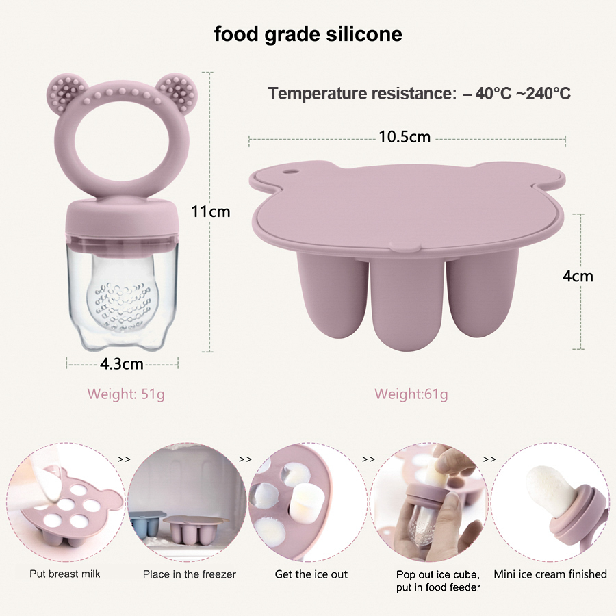 Molde de Silicone para Picolés - Baby Food Stuff avaliação e preço