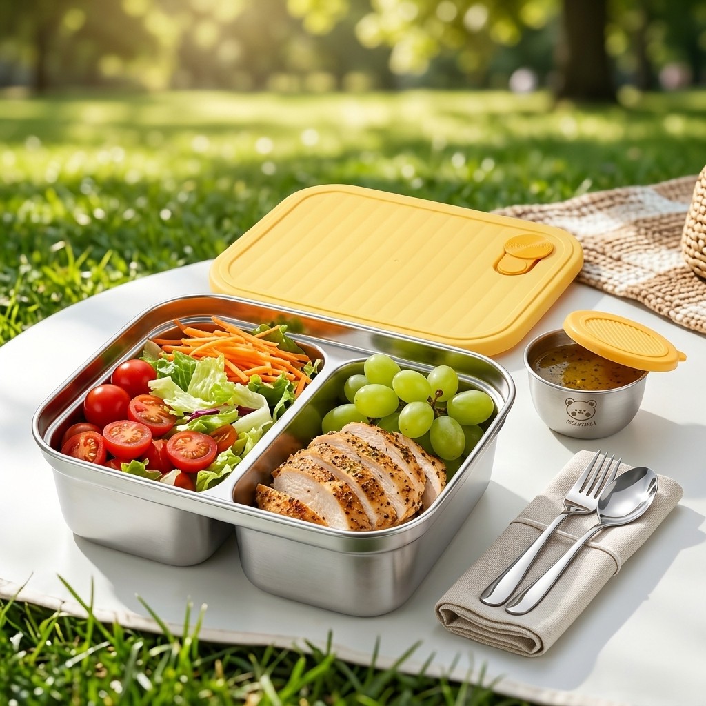 Recipiente de Almoço em Aço In - Baby Food Fruits avaliação e preço