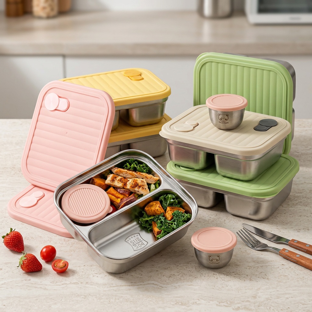 Recipiente de Almoço em Aço In - Baby Food Fruits avaliação e preço
