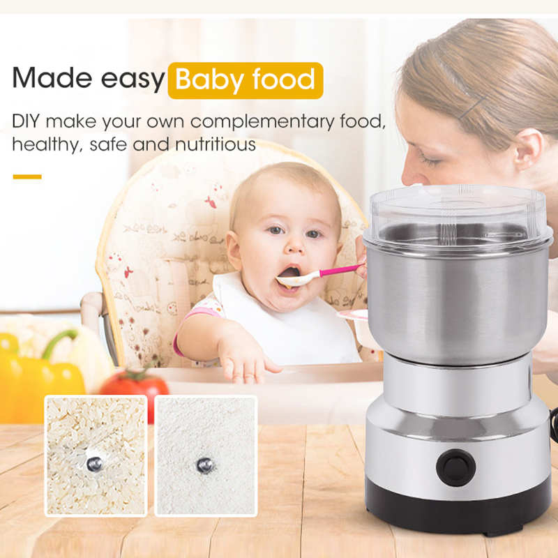 Mini moedor elétrico 4 lâminas - Baby Food Mill avaliação e preço
