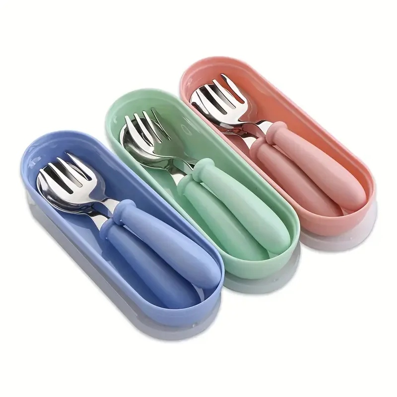 Conjunto de 2 talheres infanti - Weaning Spoon Set avaliação e preço